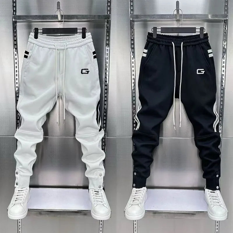 Jogging Homme Coupe Slim Streetwear — 9 Coloris, Taille Élastique, Casual & Sport