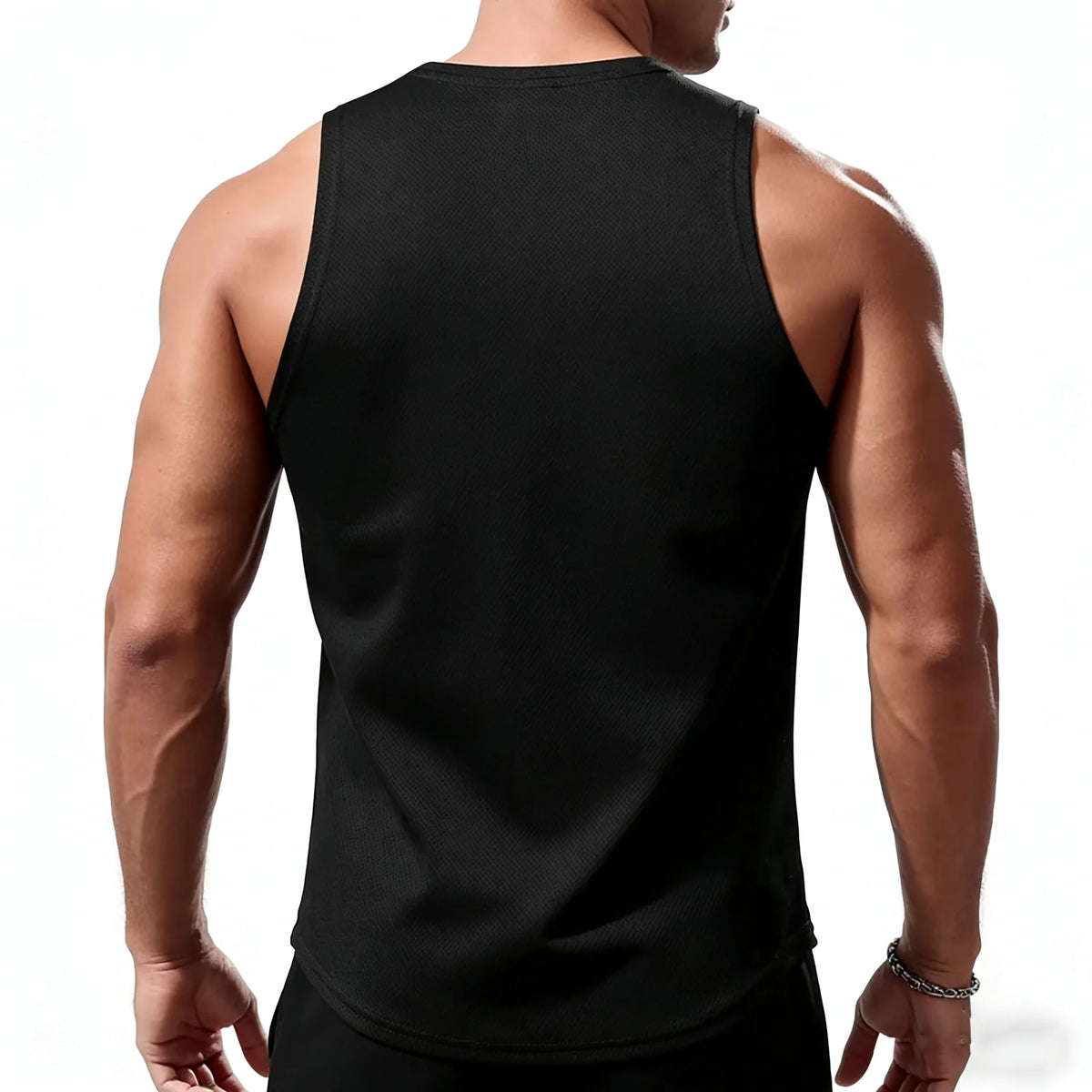 Débardeur sport homme – gym, running & fitness séchage rapide été — vue 2