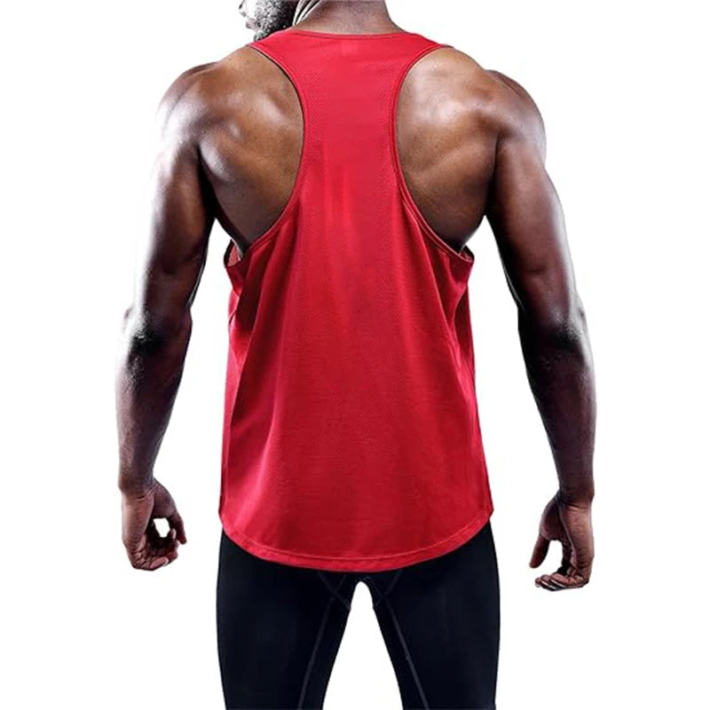 Débardeur running homme, coloris rouge
