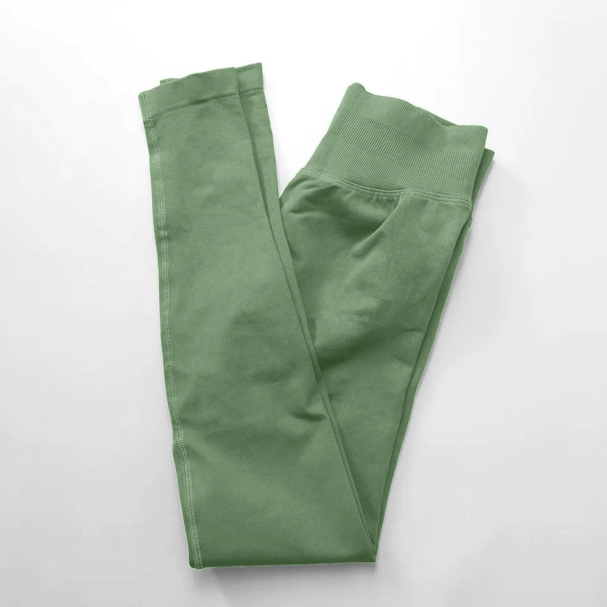 Legging sans coutures femme scrunch, coloris vert pistache