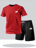 Ensemble Sport Homme T-Shirt & Short Respirant — 8 Coloris, Séchage Rapide, Gym & Running