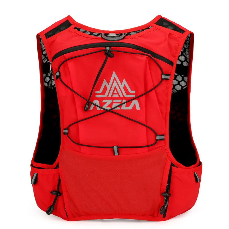 Gilet hydratation trail running ultralight, coloris rouge