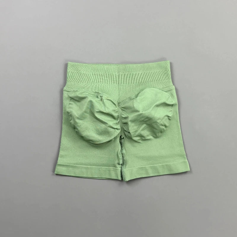 Short Biker Femme Scrunch Butt Sans Coutures — 44 Coloris, Yoga, Gym & Fitness Taille Basse