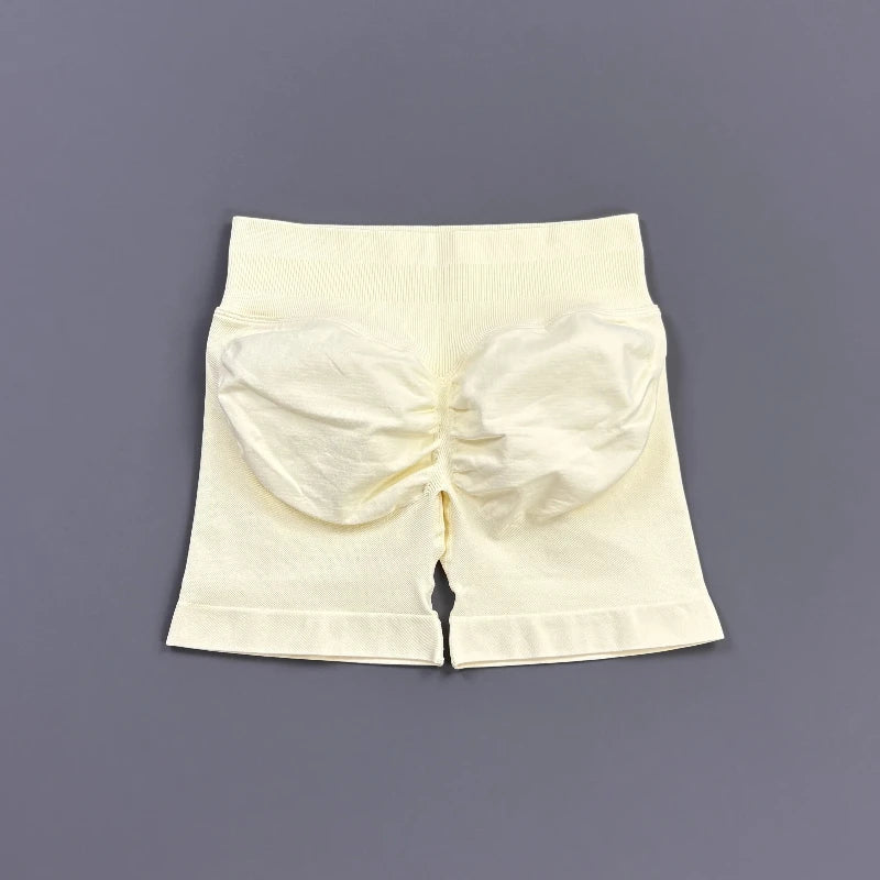 Short Biker Femme Scrunch Butt Sans Coutures — 44 Coloris, Yoga, Gym & Fitness Taille Basse