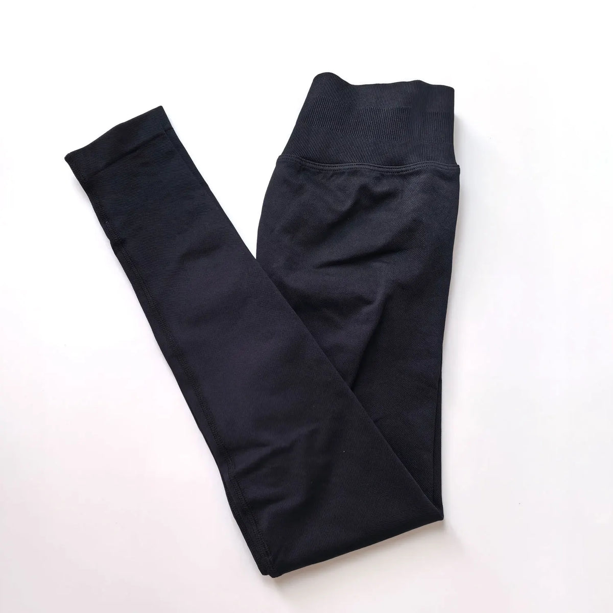 Legging sans coutures femme scrunch, coloris noir