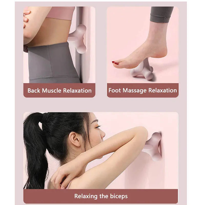 Balle de Massage 4 Coins — Nuque, Dos, Épaules & Pieds, Détente Musculaire