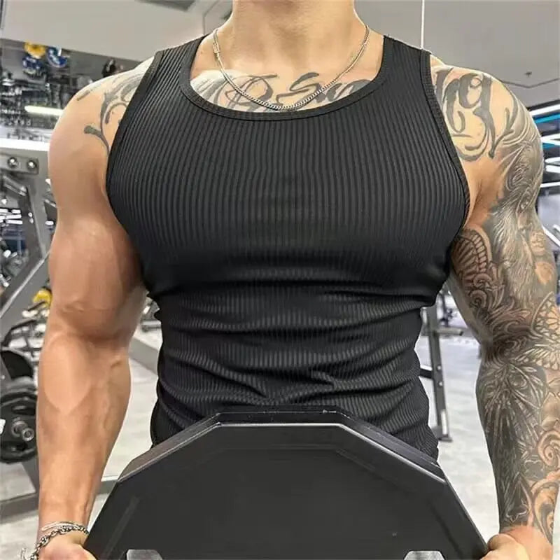 Débardeur musculation homme fil torsadé