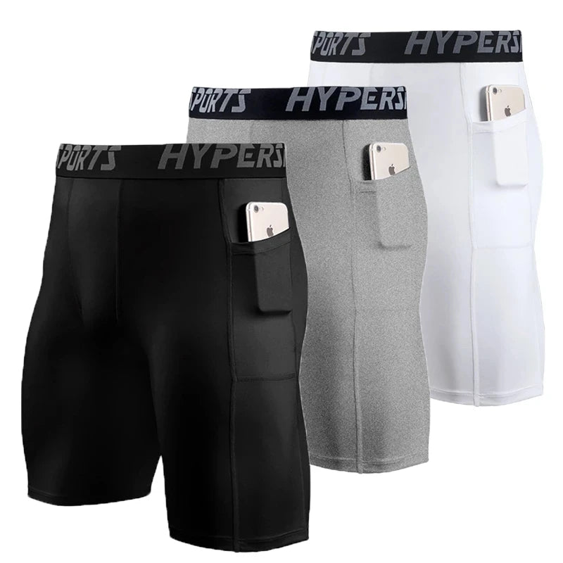 Short compression homme — vue 2