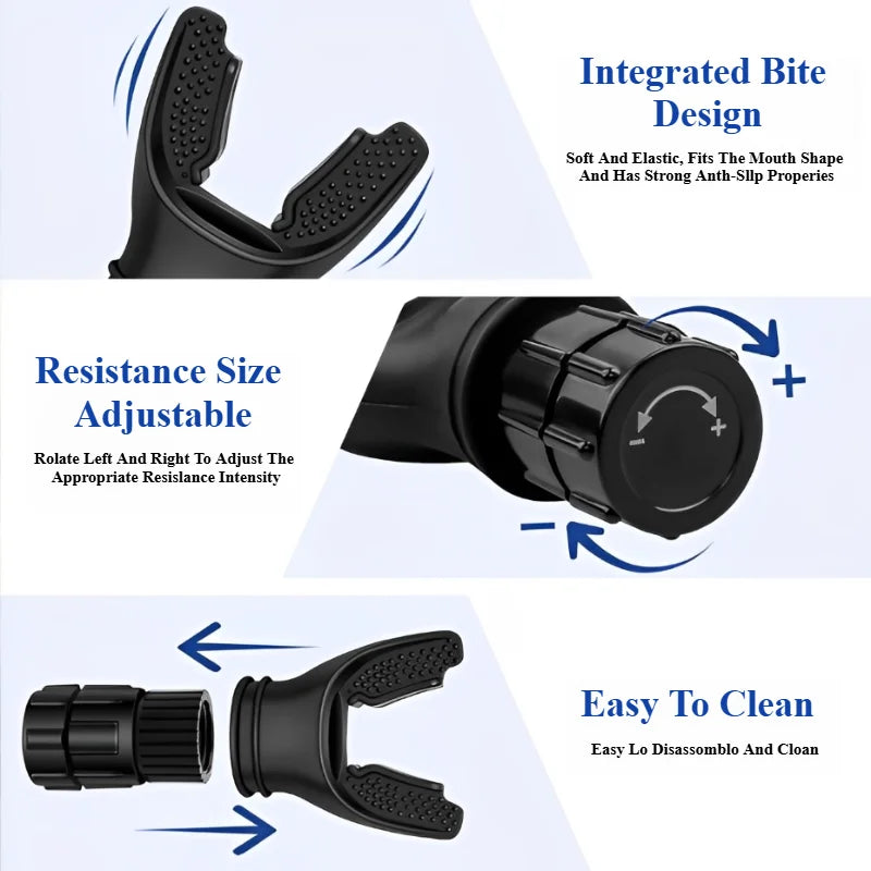 Entraîneur Respiratoire Portable – Résistance Ajustable, Endurance & Sport