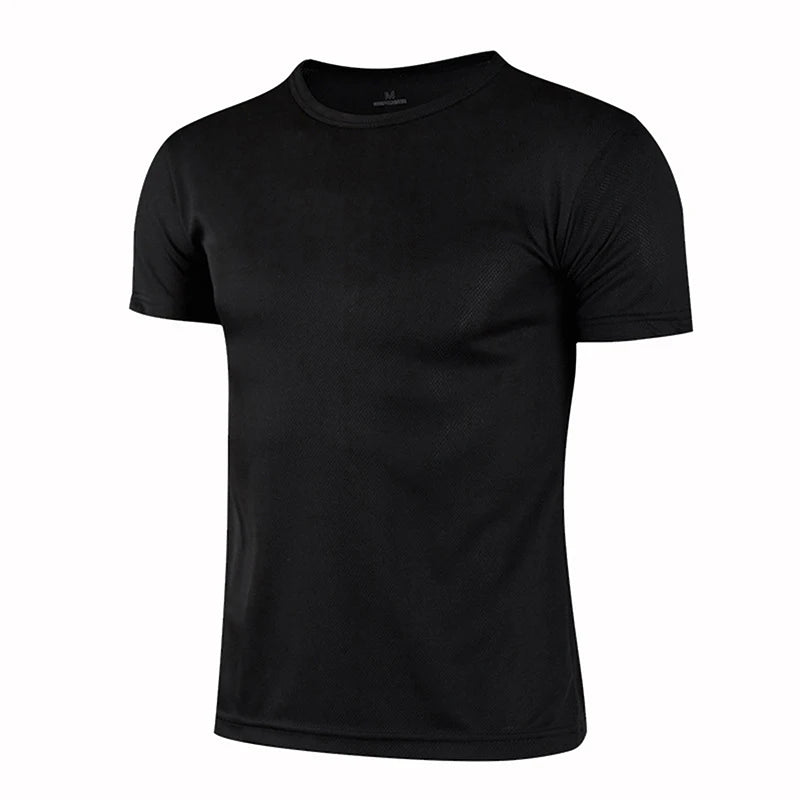 T-shirt running homme séchage rapide, coloris noir