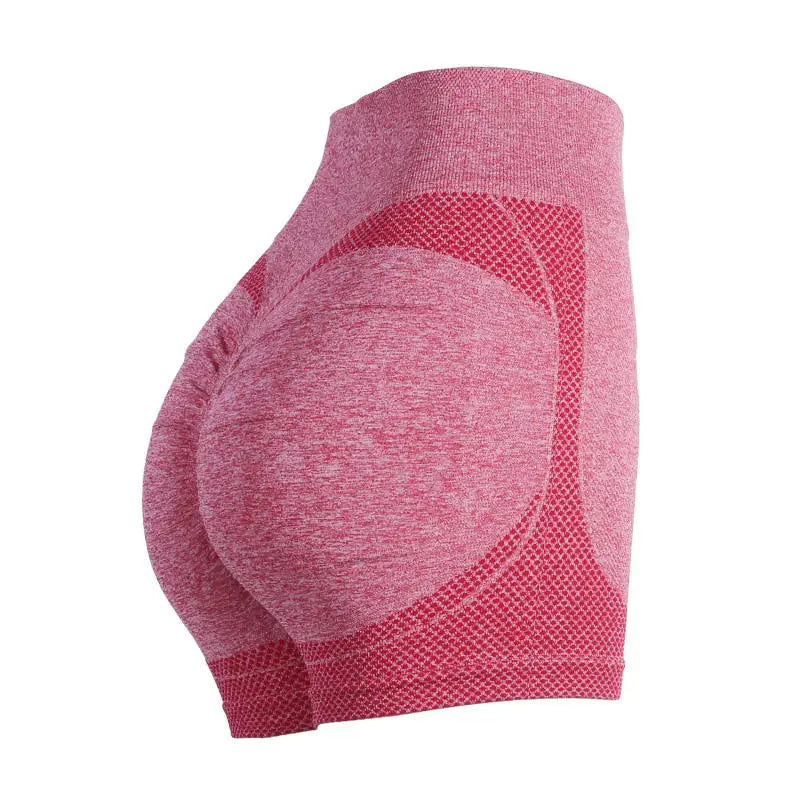 Short gym femme taille haute push-up — vue 4