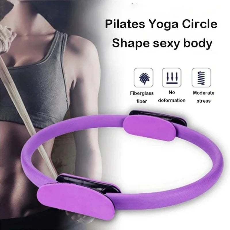 Anneau de Pilates femme, cercle de résistance pour yoga et gym à domicile – vue 3