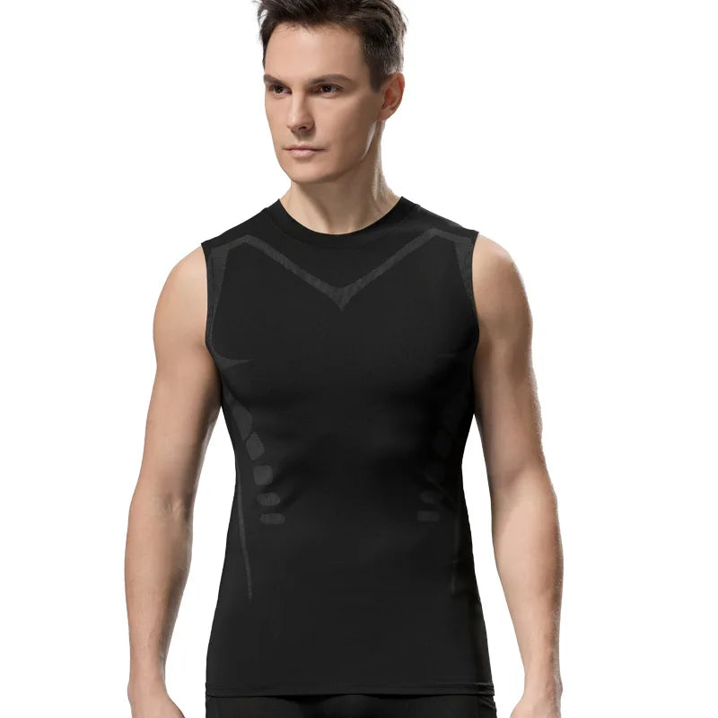 Débardeur compression homme — vue 3