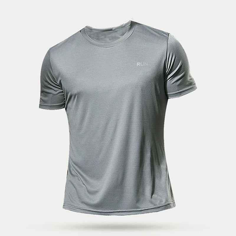 T-shirt running football homme, coloris gris