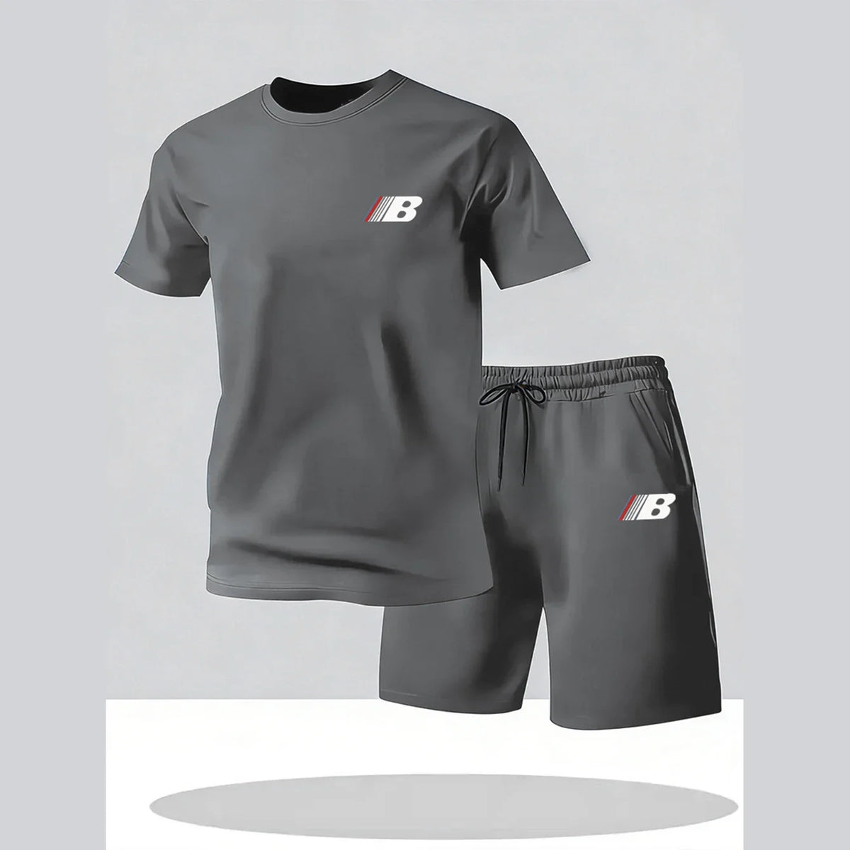Ensemble Sport Homme T-Shirt & Short Respirant — 8 Coloris, Séchage Rapide, Gym & Running