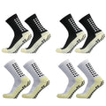 Chaussettes Antidérapantes Yoga & Pilates — Lot de 1 ou 4 Paires, Mixte