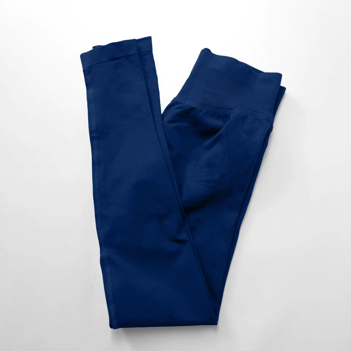 Legging sans coutures femme scrunch, coloris bleu encre