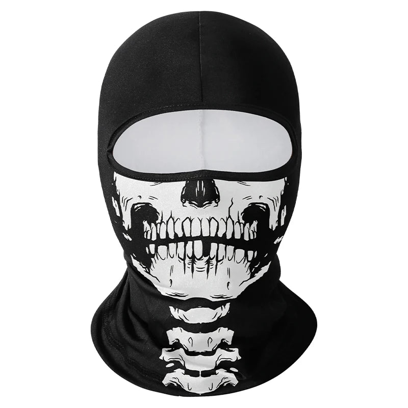 Cagoule moto imprimée — séchage rapide, coupe-vent & full face — vue 3