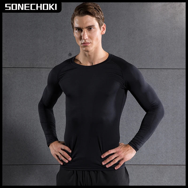 T-shirt compression manches longues homme — vue 5