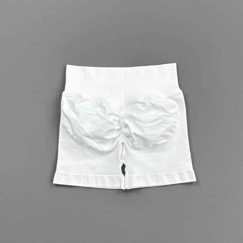Short Biker Femme Scrunch Butt Sans Coutures — 44 Coloris, Yoga, Gym & Fitness Taille Basse