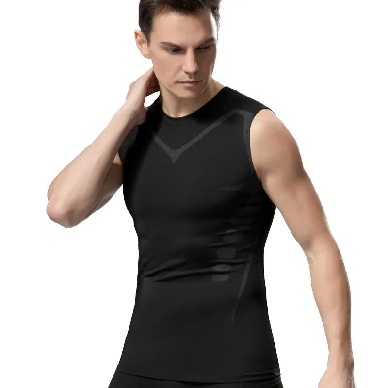 Débardeur compression homme — vue 4