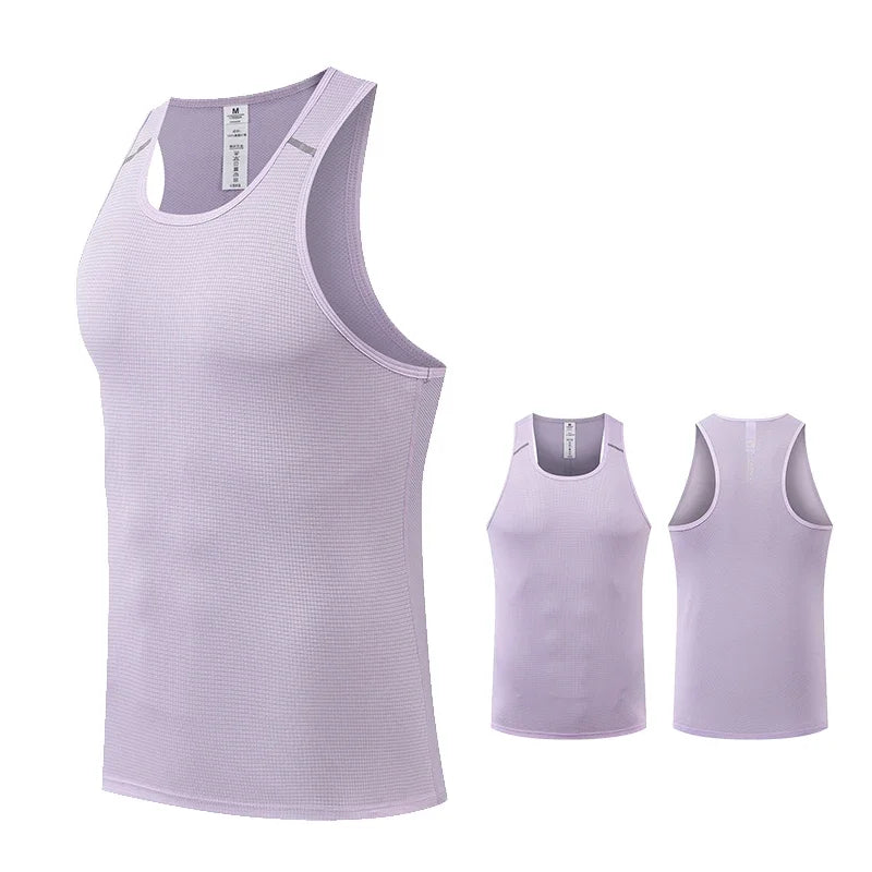 Débardeur sport homme sans manches, coloris violet