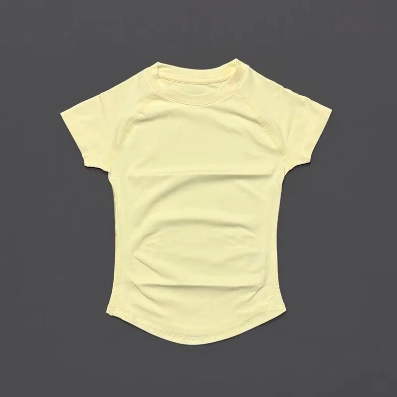 T-shirt sport femme manches courtes — Beurre