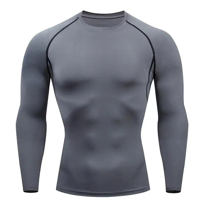 T-shirt compression manches longues homme — 10094