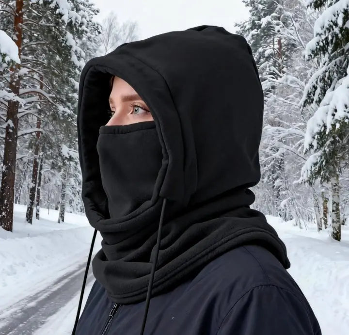 Cagoule tricot hiver unisexe — vue 3