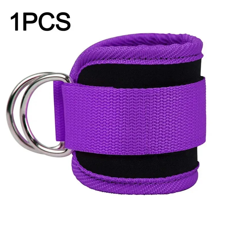 Kit sangles cheville & bandes élastiques mixte, coloris violet – 1 pièce