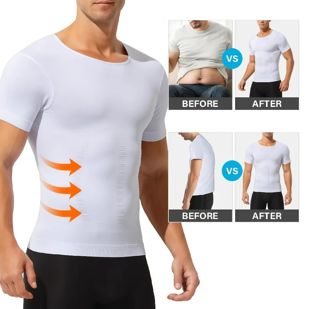 Débardeur compression homme gainant
