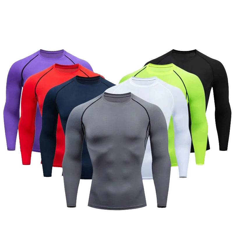 T-shirt compression manches longues homme — vue 6