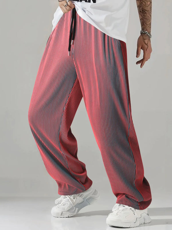 Pantalon Homme Droit Anti-Plis Respirant — 4 Coloris Vifs, Streetwear & Sport