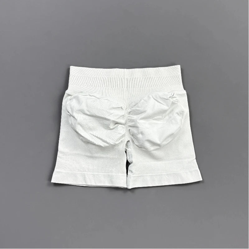 Short Biker Femme Scrunch Butt Sans Coutures — 44 Coloris, Yoga, Gym & Fitness Taille Basse