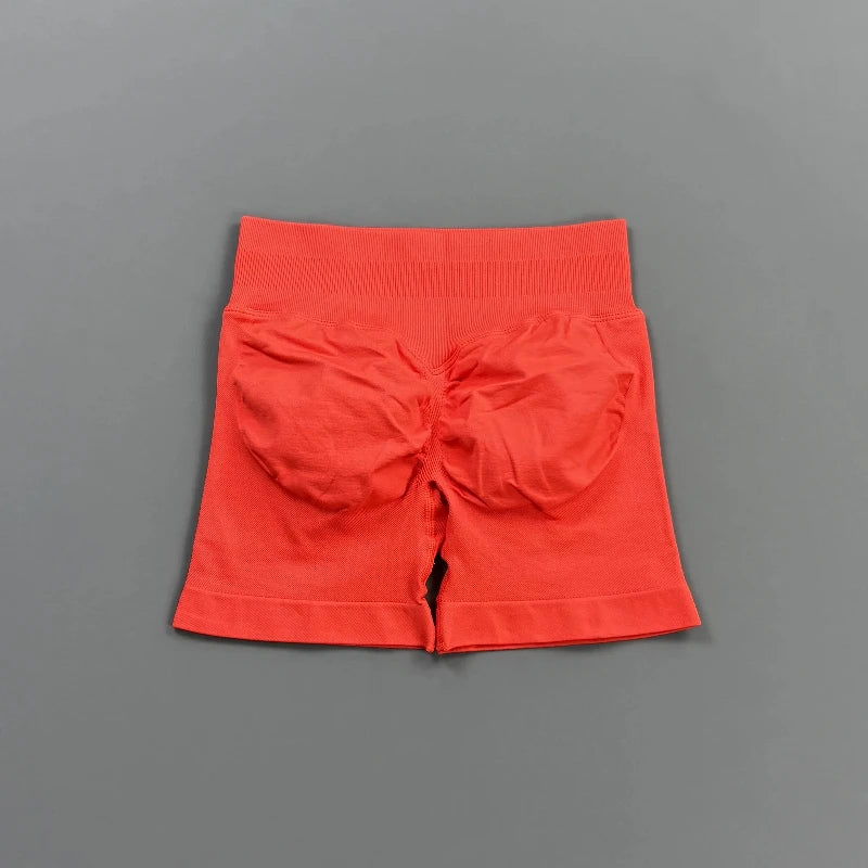 Short Biker Femme Scrunch Butt Sans Coutures — 44 Coloris, Yoga, Gym & Fitness Taille Basse