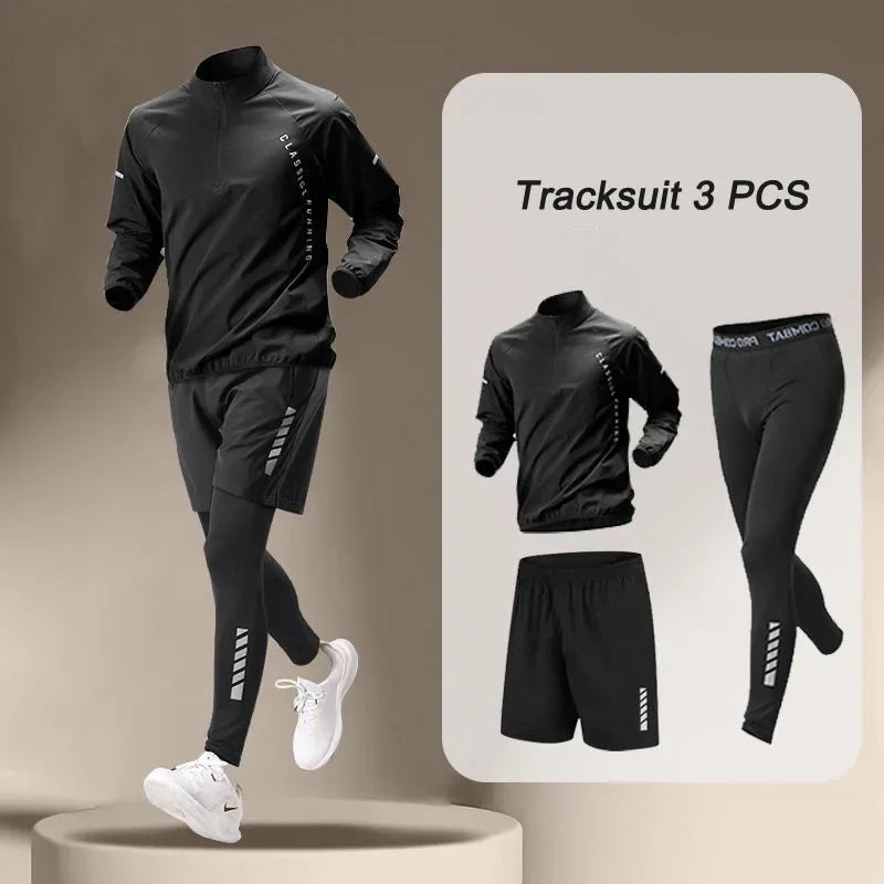 Ensemble sport homme 2-4 pièces, coloris noir – lot de 3