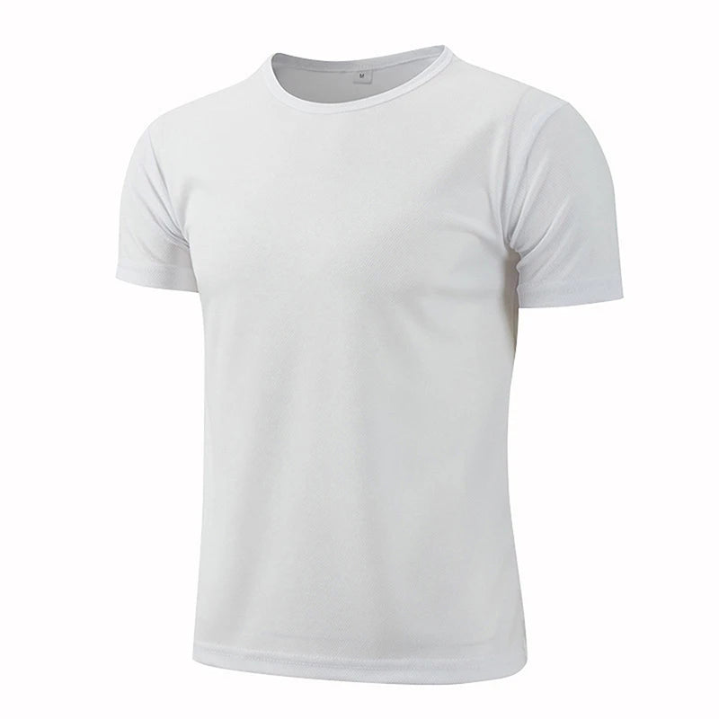 T-shirt running homme séchage rapide, coloris blanc