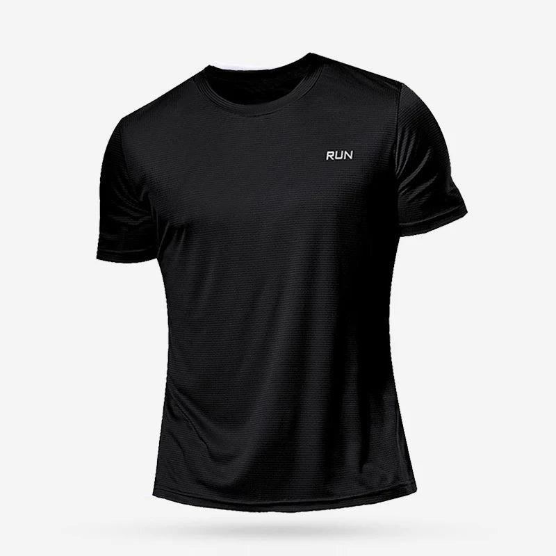T-shirt running football homme, coloris noir