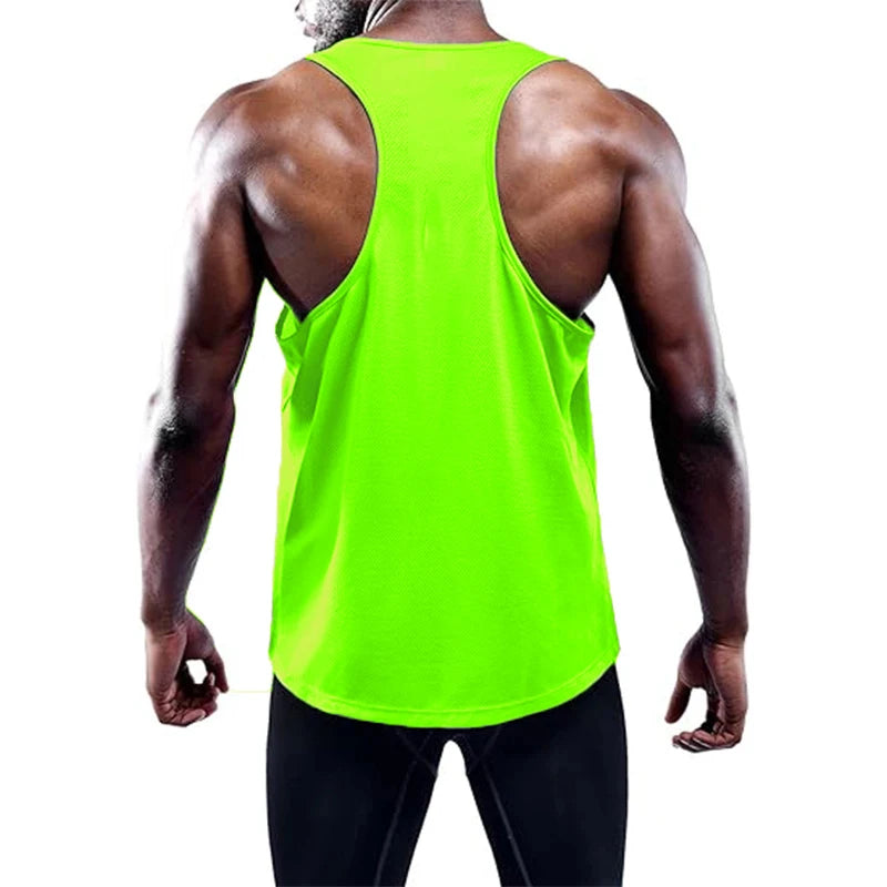 Débardeur running homme, coloris vert