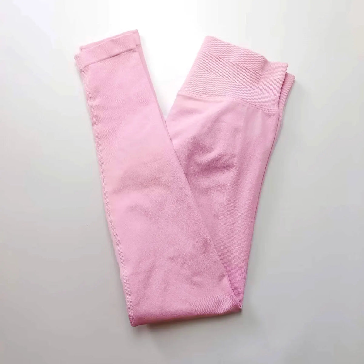 Legging sans coutures femme scrunch, coloris rose