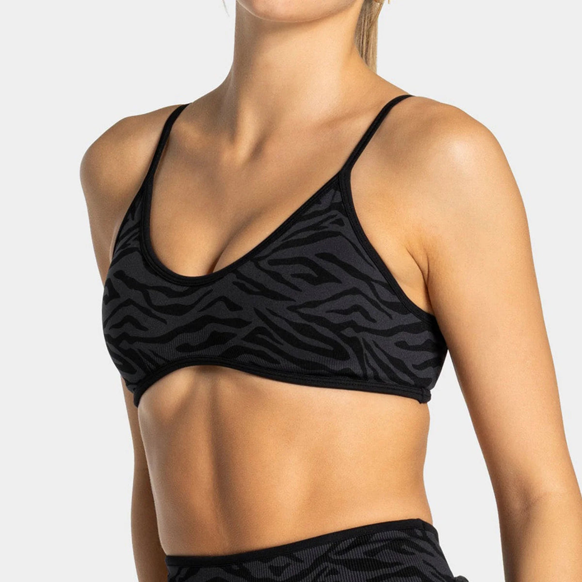 Ensemble yoga léopard & zèbre, coloris noir zèbre 2