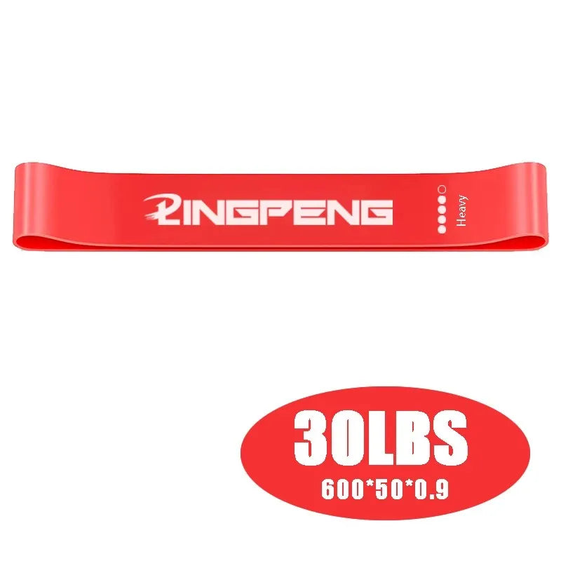 Bande élastique fitness famille, coloris rouge