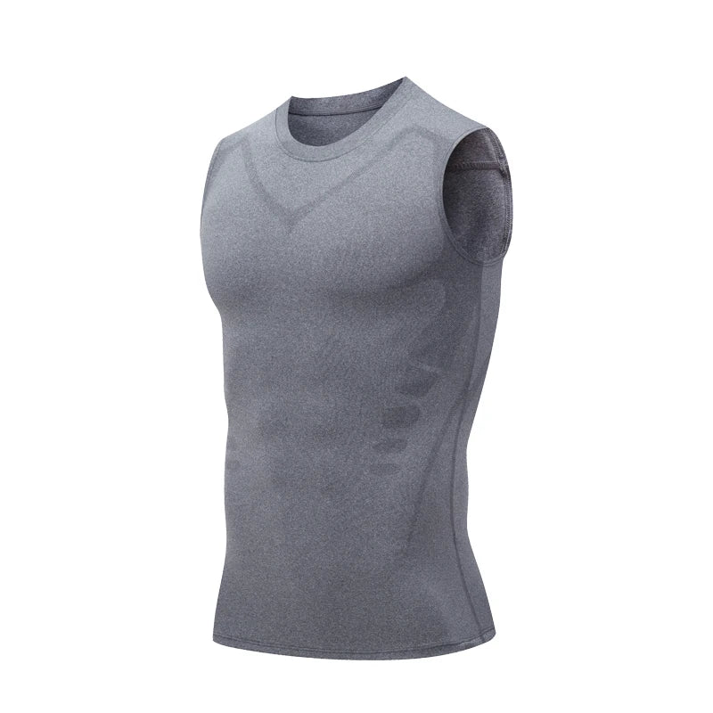Débardeur compression homme — 809Gray