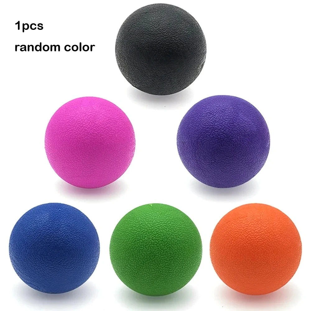 Balle de Massage Cacahuète TPE — Automassage Dos & Nuque, Lot de 1 à 3