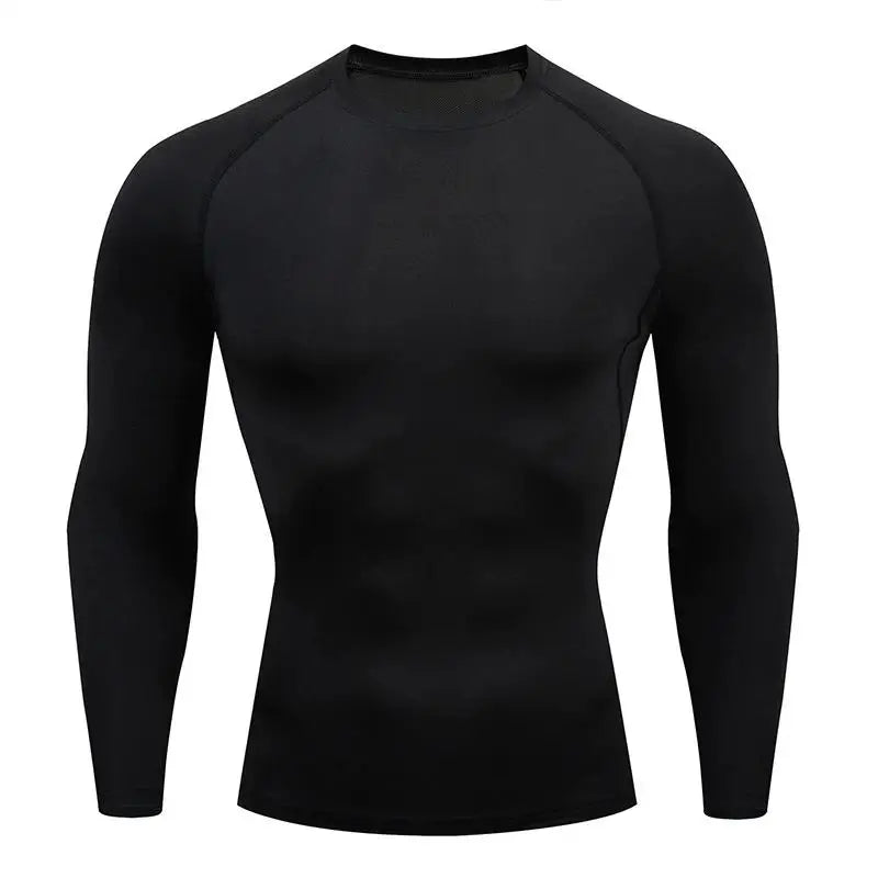 T-shirt compression manches longues homme — 10091