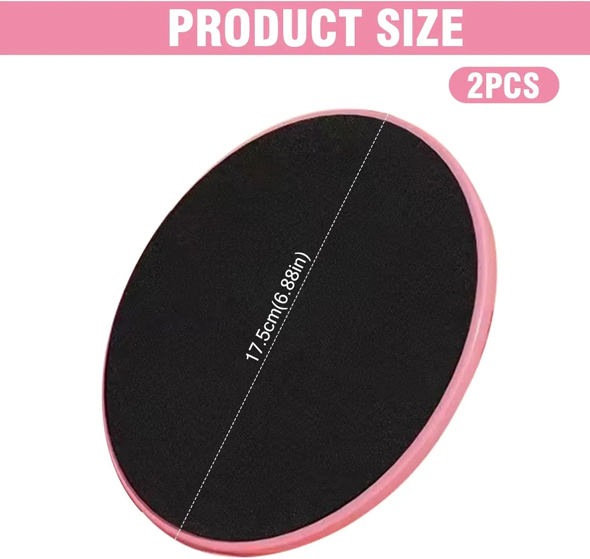 Disques de Glisse Fitness — Lot de 2, Gainage, Abdos & Pilates