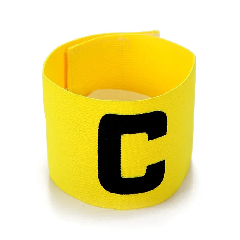 Brassard capitaine football, coloris jaune