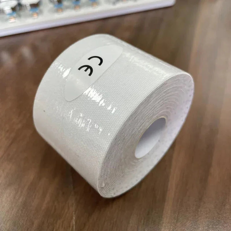Tape kinésiologique imperméable, coloris blanc