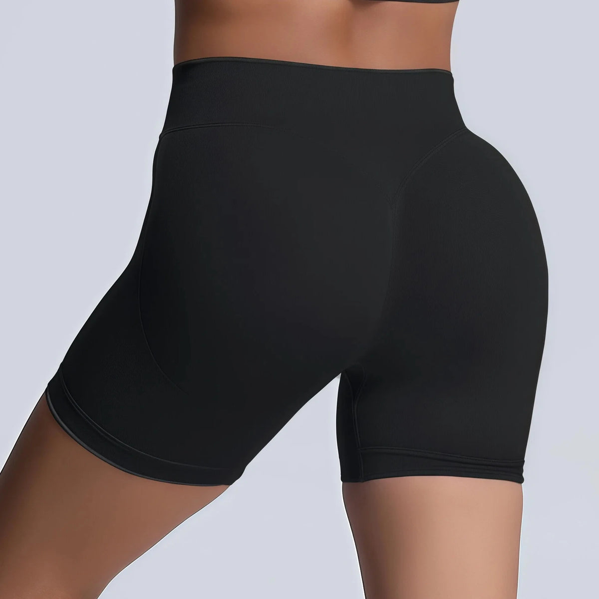 Short Biker Femme Scrunch Butt Sans Coutures — 44 Coloris, Yoga, Gym & Fitness Taille Basse