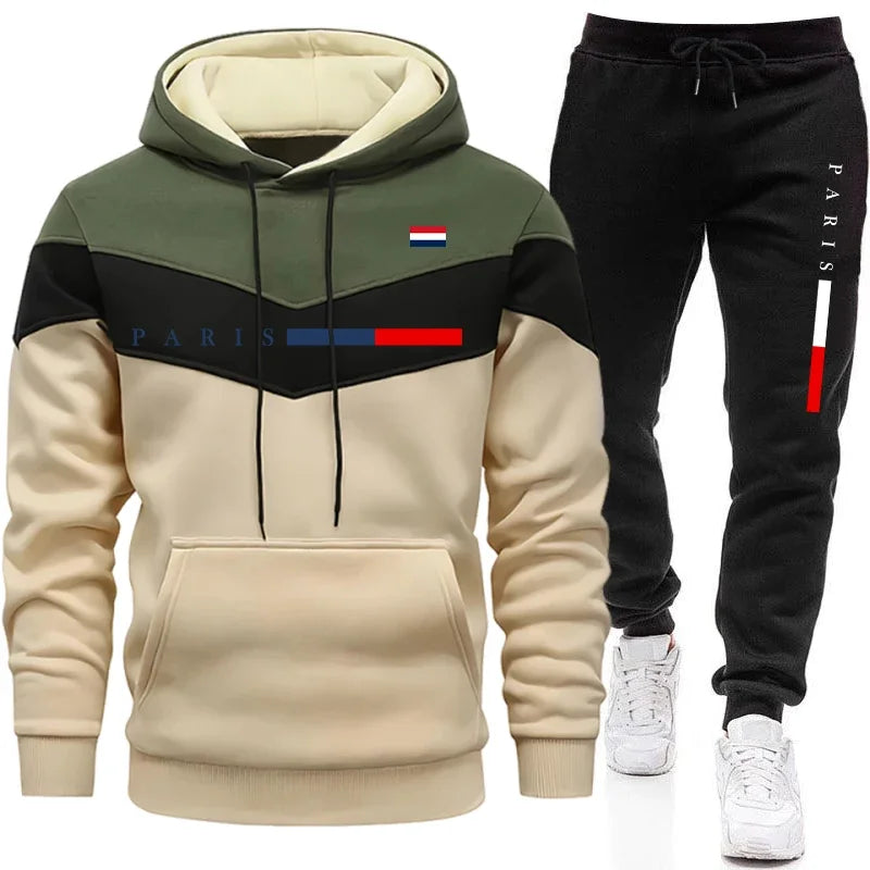 Ensemble Homme Sweat à Capuche & Jogging Urbain — 5 Coloris, Ensemble ou Pièce Seule
